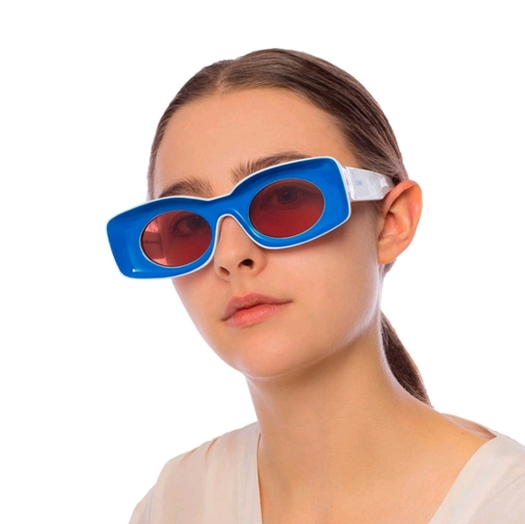 Loewe LW400331 Paulas Ibiza Women's Blue & White Sunglasses - Picture 10 of 10